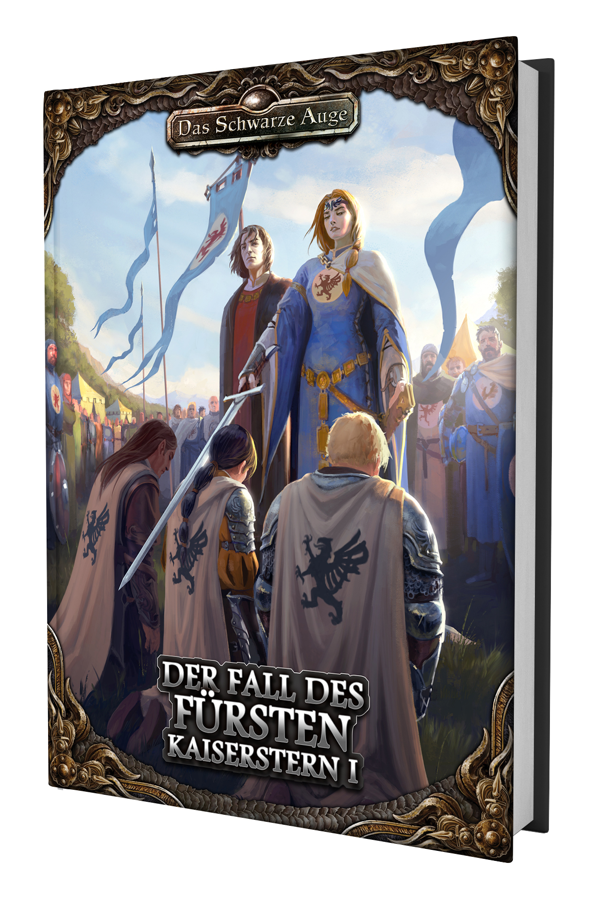 fantasy, Ritter, Flagge, Armband, Buchumschlag