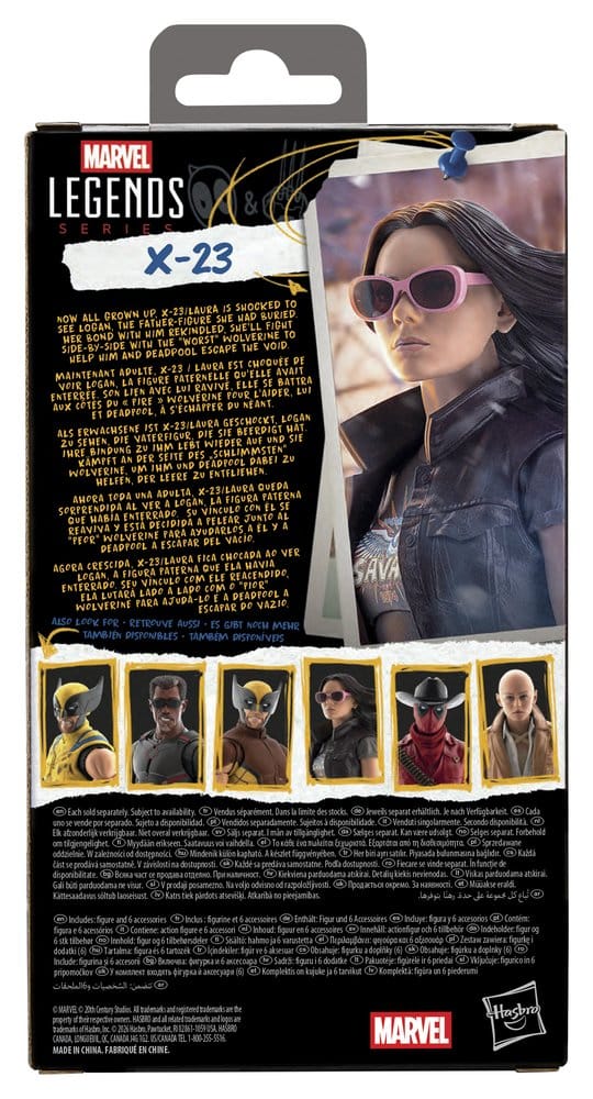 Action-Figur, X-23, Marvel, Kostüm, Sonnenbrille