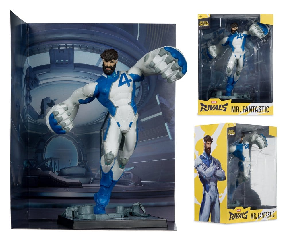 Actionfigur, Rival, Mr. Fantastic, Kampfpose, Tonfigur