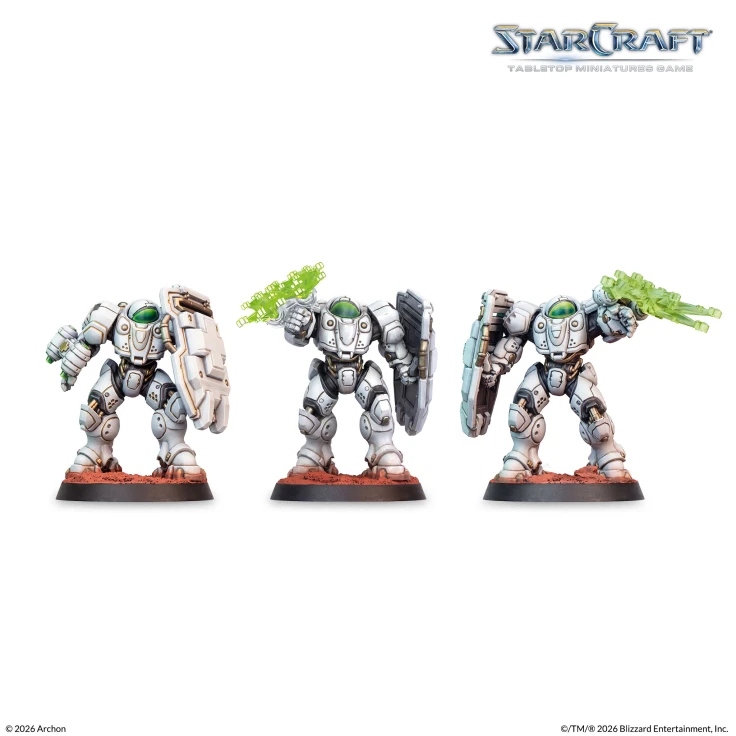 Miniatur, Figur, Space Marines, Rüstung, grüne Energiewaffe