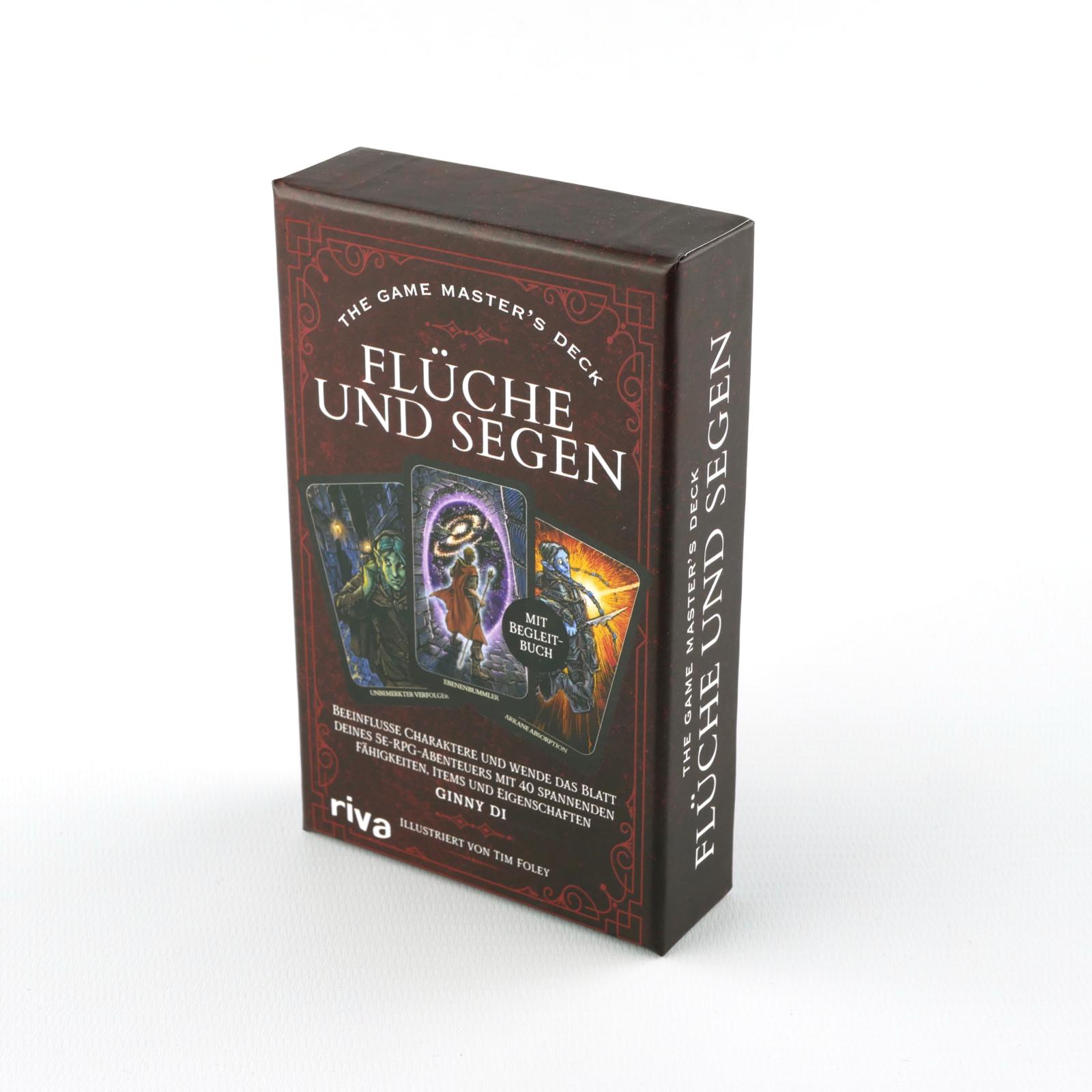 The Game Master's Deck: Flüche und Segen Kartenspiel, Flüche und Segen, Deckbox, Mystery-Deck, Riva Verlag