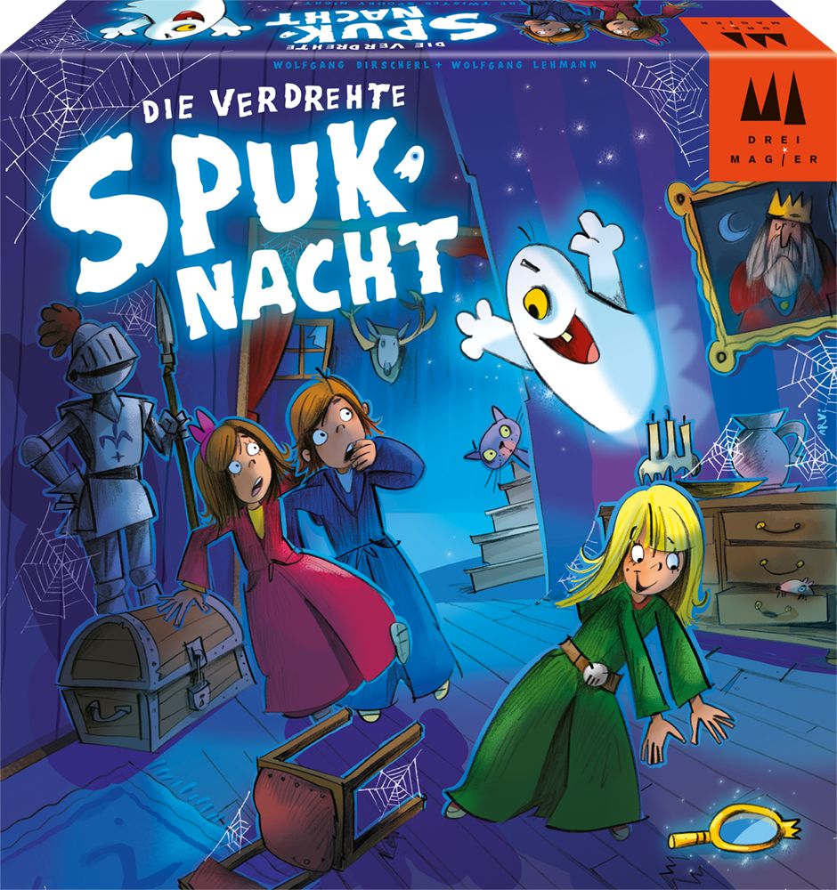 Kinderbuch, Spuknacht, Geisterfreund, Koffer, Schlosszimmer