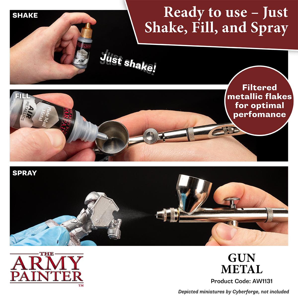 Army Painter: Air - Gun Metal Army Painter: Air - Gun Metal
