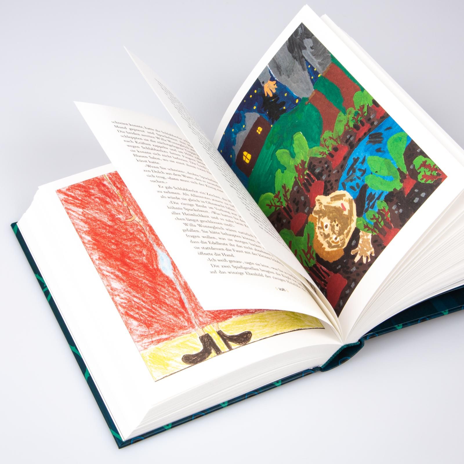 Kinderbuch, Scratch-Art, gebundenes Buch, Illustrationen, Farbenfroh