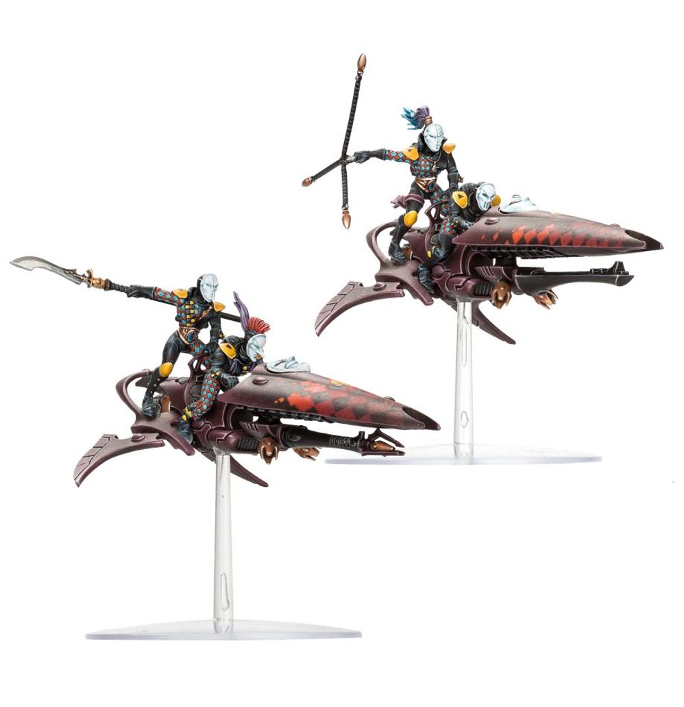 Warhammer 40K: Harlequins - Skyweaver Jetbikes