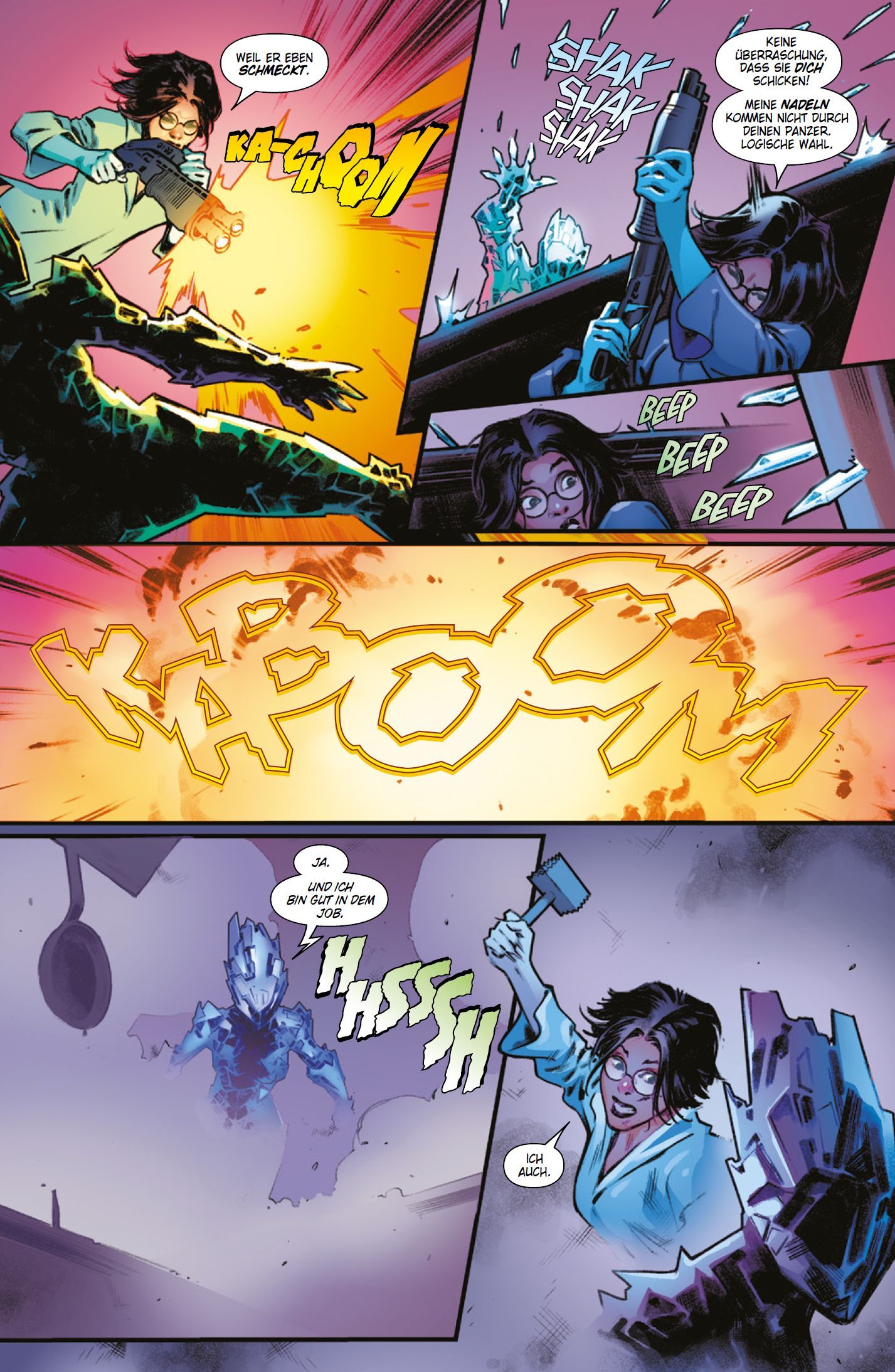 Deadpool Bd.2: (Neustart 2024) comic, action, explosion, gun, hammer