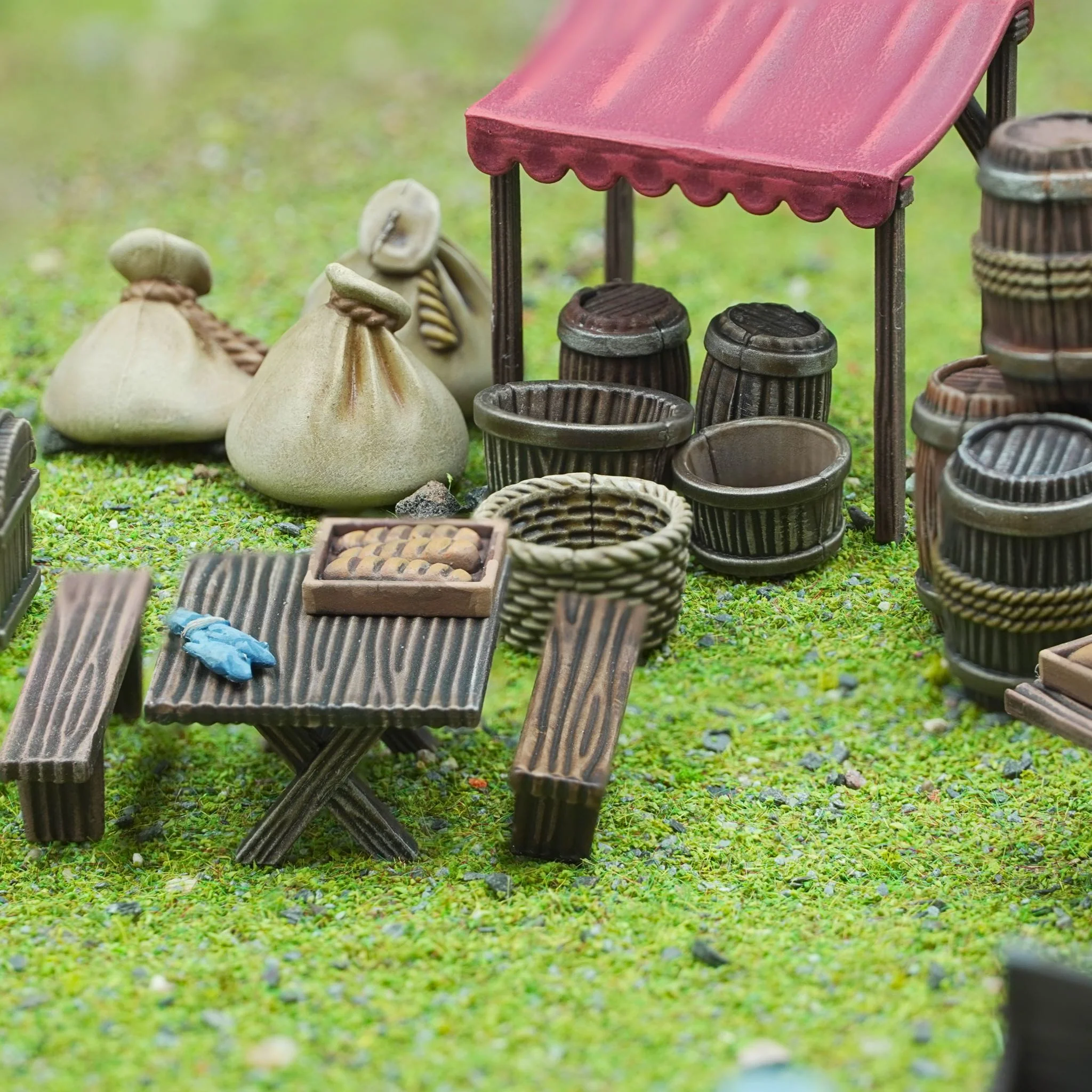 Wargames Atlantic: General Accoutrements - Markets & Barricades