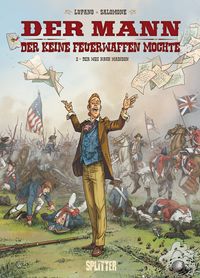 Illustration, Plot-Comic, Mann-Figur, Militärszene, Waffen Welterkrieg