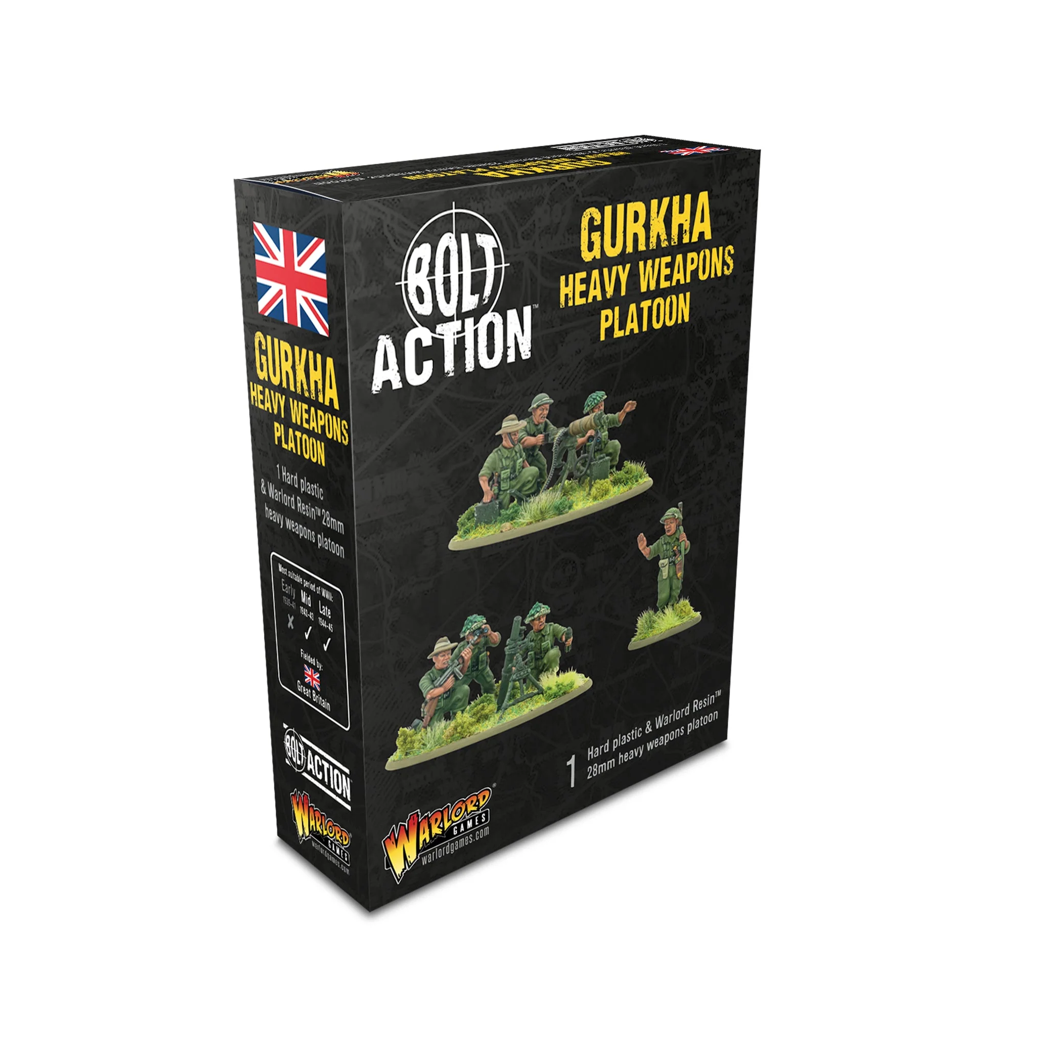 Gewichtige Waffen Minifiguren, Gurkha Heer, Platoon Figuren, Modellfiguren, Wargames Zubehör