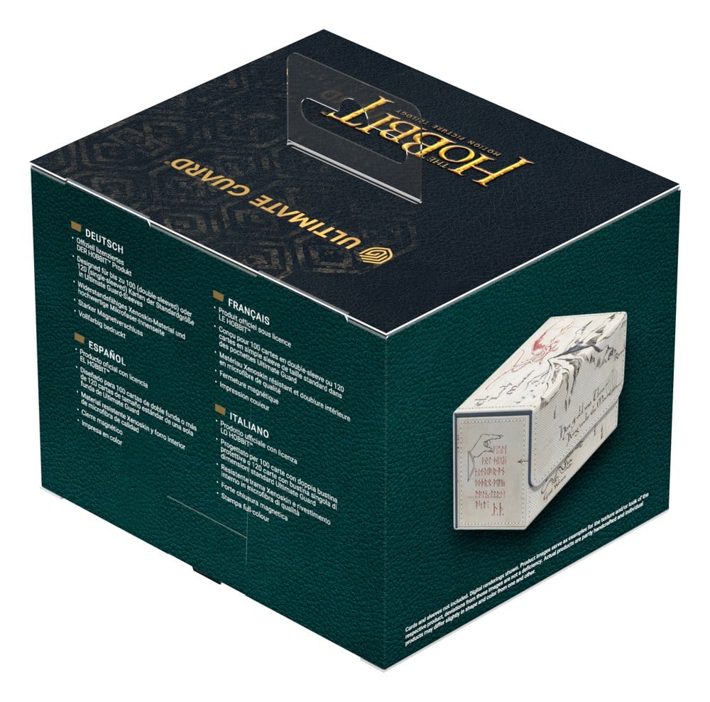 Ultimate Guard: Deckbox Sidewinder 100+ Xenoskin Hobbit - Thror's Map Kunststoffbox, Geschenkset, Schutzhülle, Boxed set, Verpackungskarton