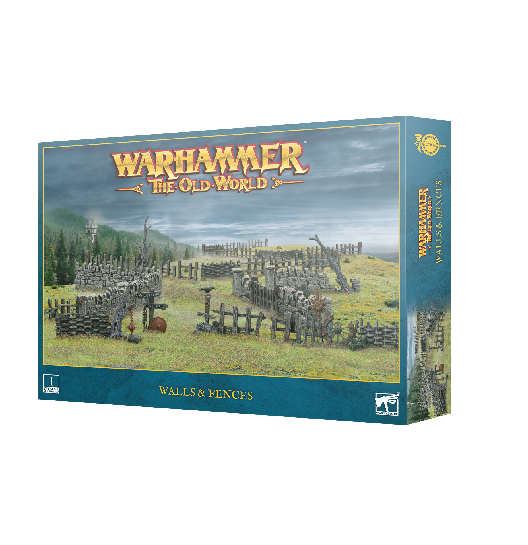 Warhammer: the Old World Walls & Fences Wargaming, Warhammer, Wände & Zäune, Gelände, Modellszene
