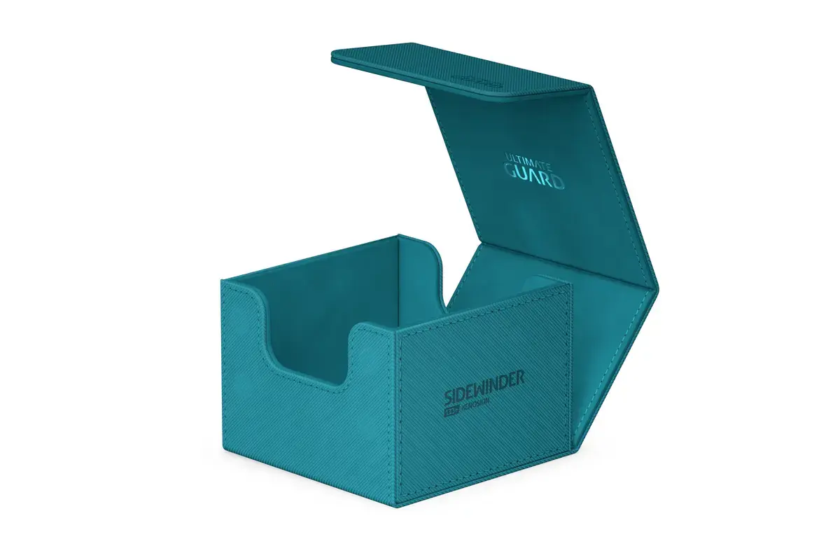 Ultimate Guard: Deckbox Sidewinder 133+ Xenoskin Monocolor petrol Ultimate Guard: Deckbox Sidewinder 133+ Xenoskin Monocolor petrol