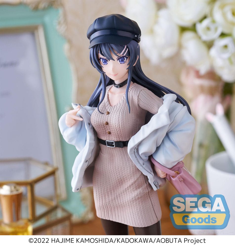 Rascal Does Not Dream PVC Statue: Mai Sakurajima Casual Clothes Luminasta