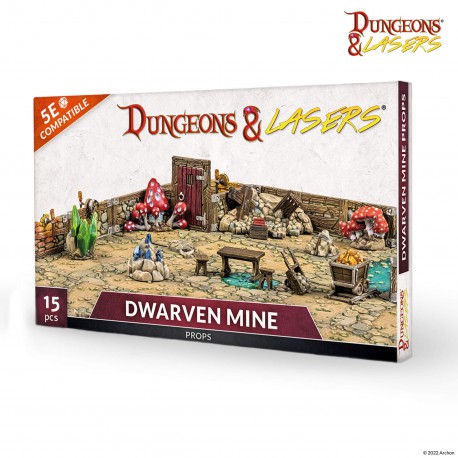 Dungeons & Lasers: Dwarven Mine Props Dungeons & Lasers: Dwarven Mine Props