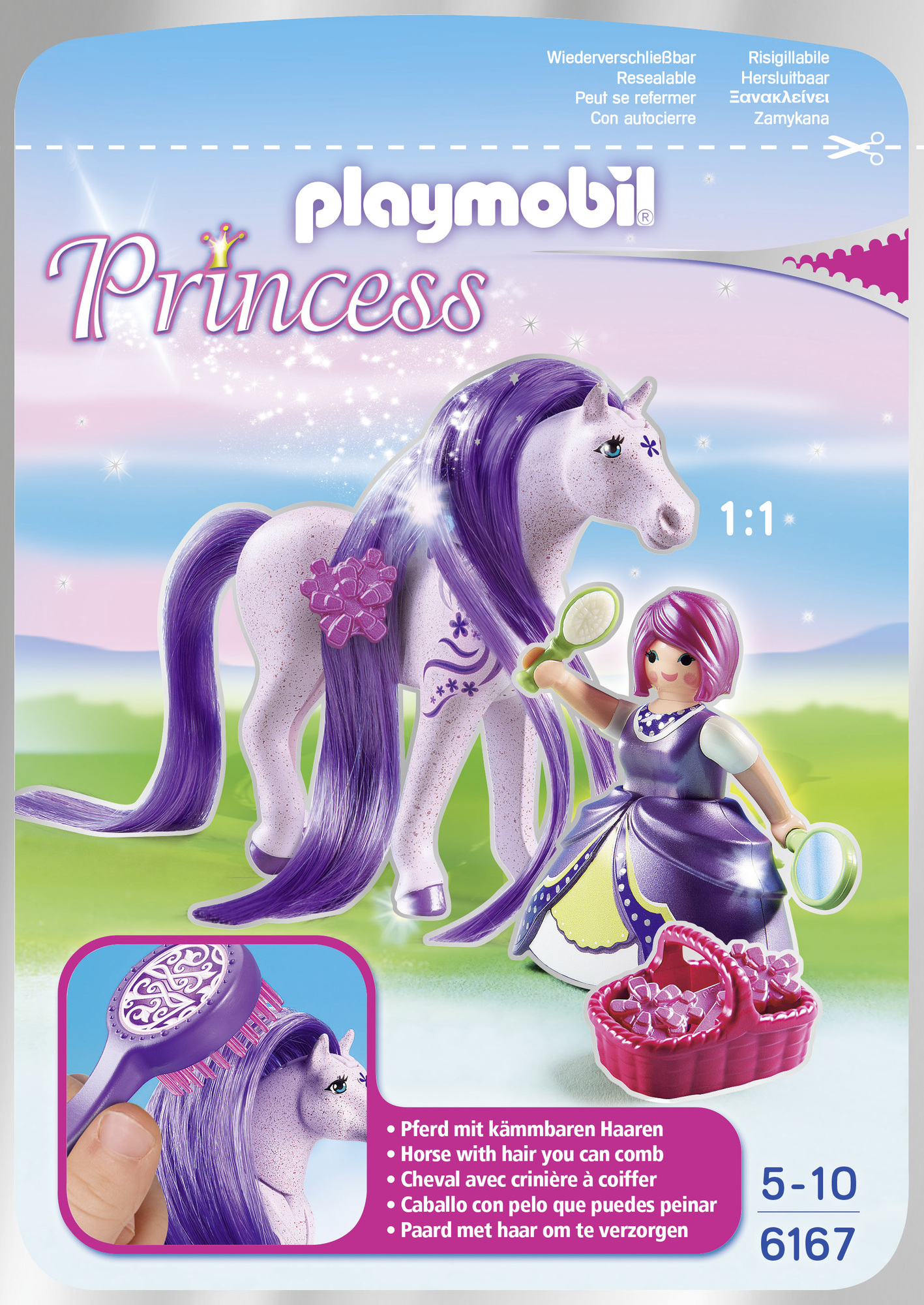 Pony, Pferd, Prinzessin, Playmobil, Haarbürste