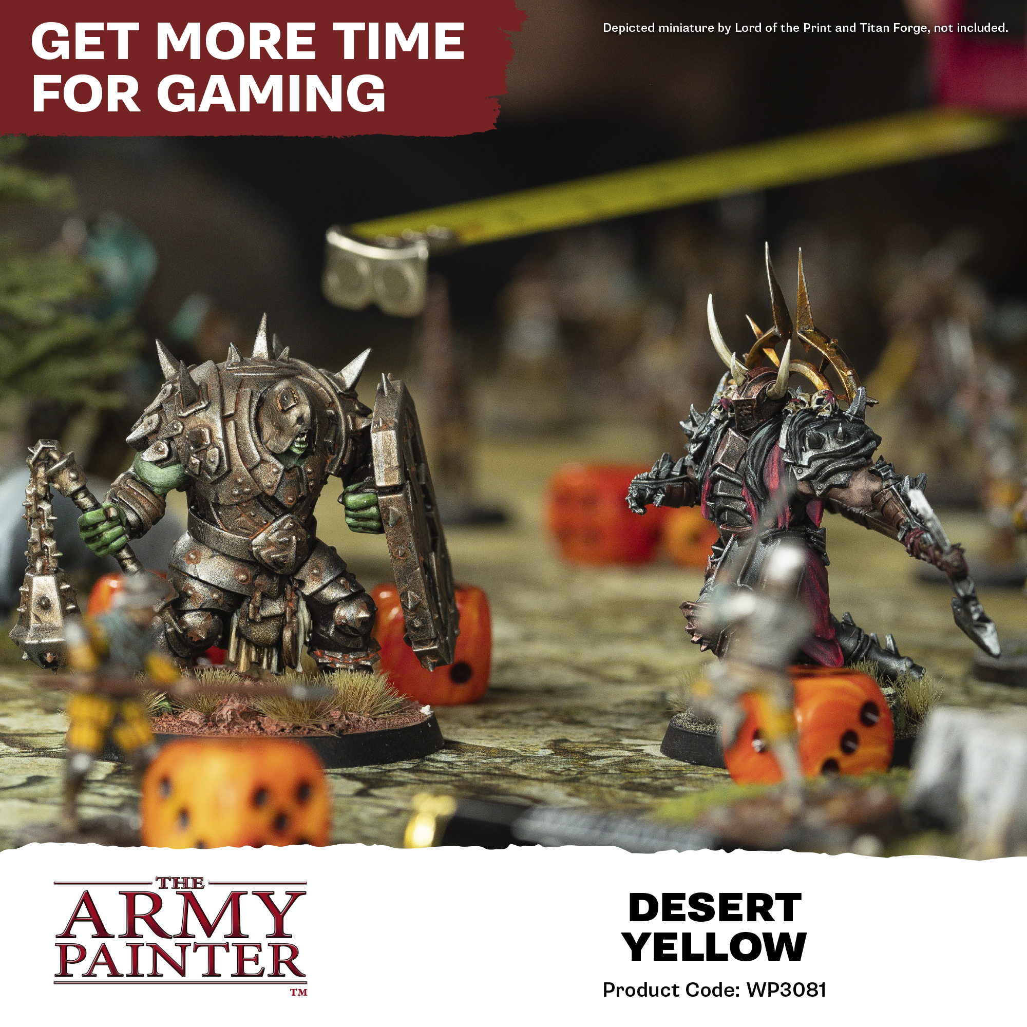 Army Painter: WP Fanatic - Desert Yellow Army Painter: WP Fanatic - Desert Yellow