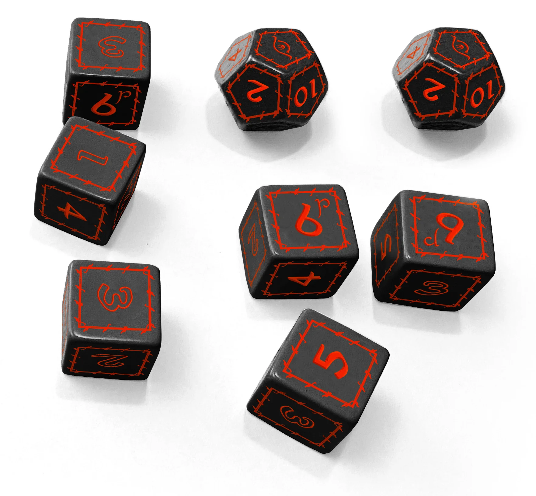 The One Ring RPG 2nd Edition: Black Dice Set