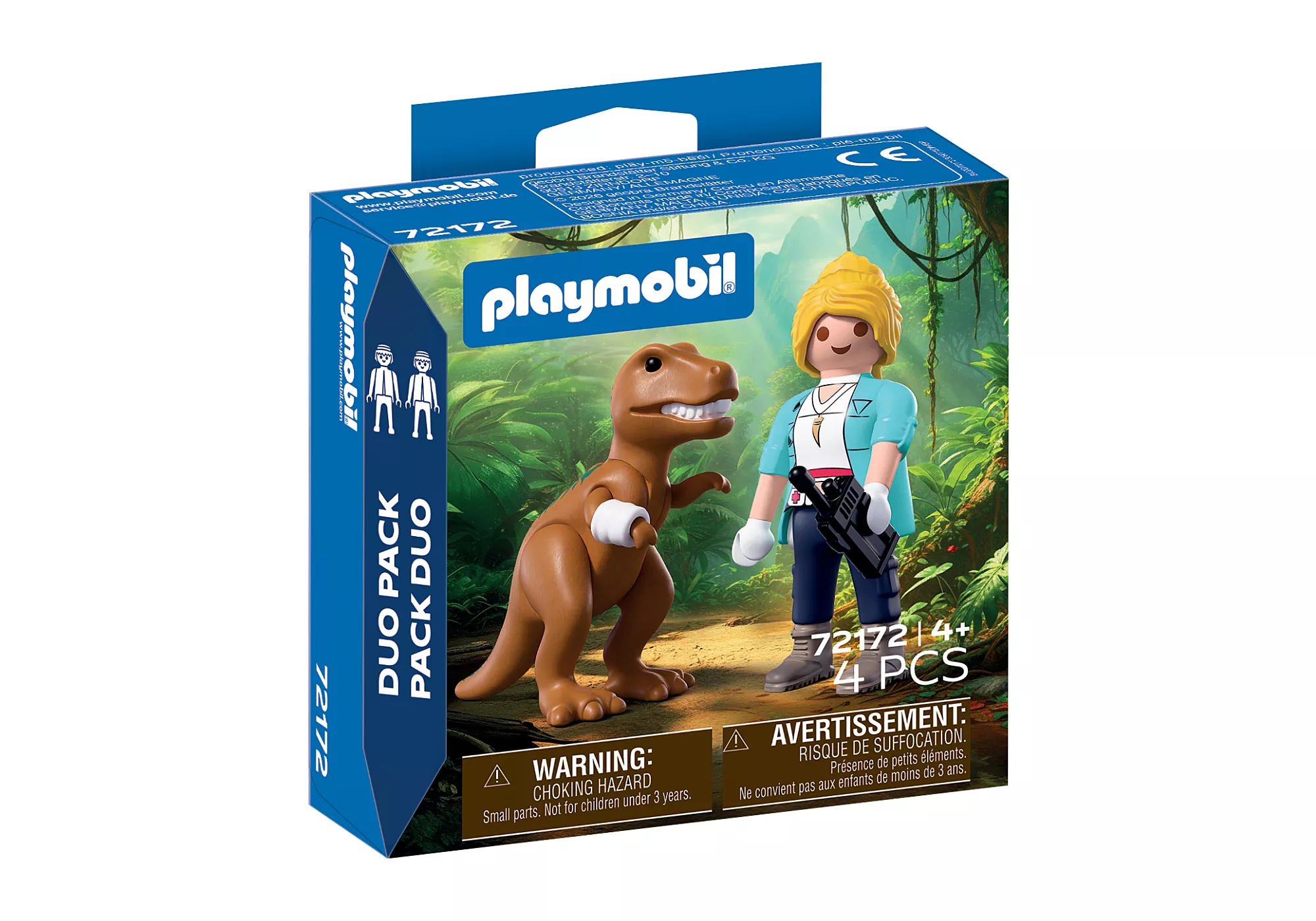 Playmobil, Duo Pack, 4 Pieces, Dinosaur, Figurine