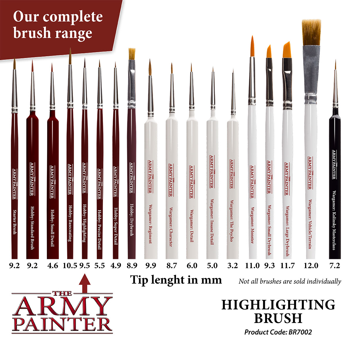 Army Painter: Pinsel - Hobby Highlighting Army Painter: Pinsel - Hobby Highlighting