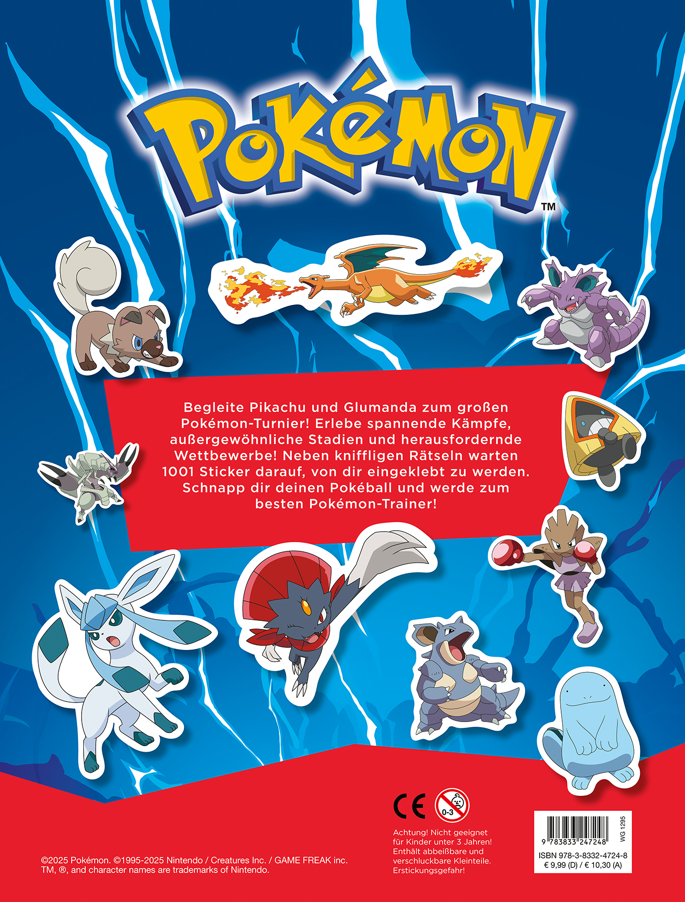 Pokémon: Das große Pokémon-Turnier - 1001 superstarke Sticker