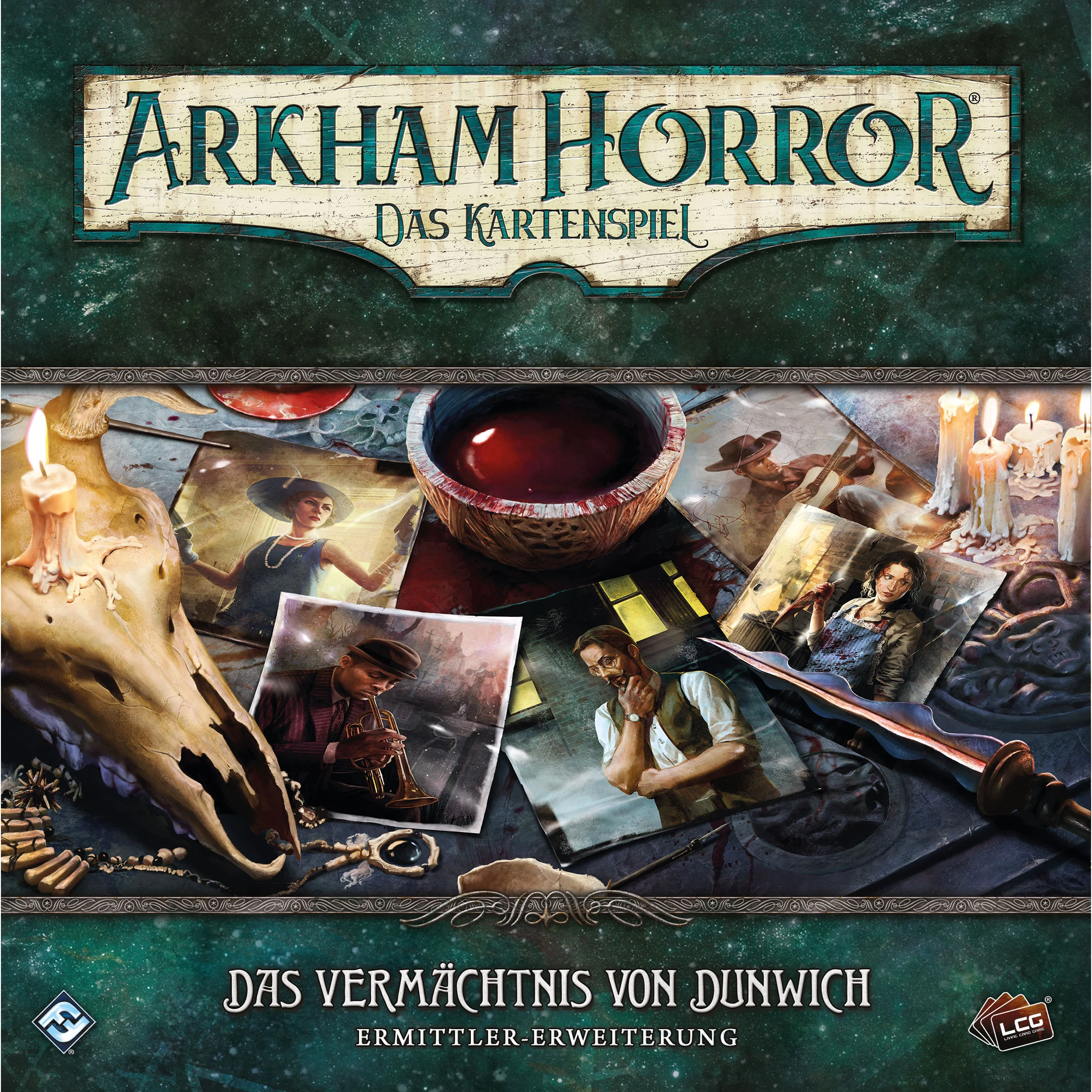Arkham Horror LCG dt.: Das Vermächtnis von Dunwich Ermittler-Erweiterung