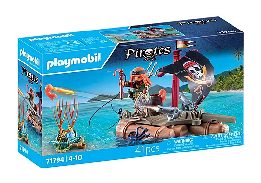 Playmobil: Pirates - Schatzbergung auf Piratenfloss