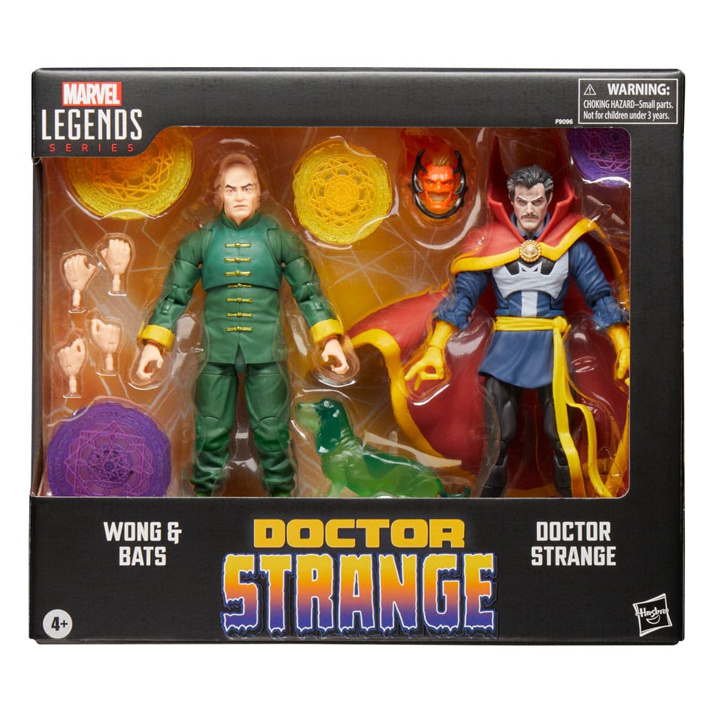 Marvel Legends AF: Doctor Strange 2er Set Doctor Strange & Wong + Bats 15cm Person, Spielzeug