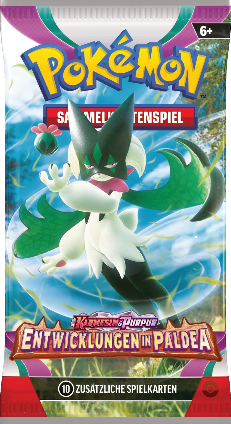 Pokémon CCG dt.: Karmesin & Purpur Entwicklungen in Paldea Display (KP02) Pokémon CCG dt.: Karmesin & Purpur Entwicklungen in Paldea Display (KP02)