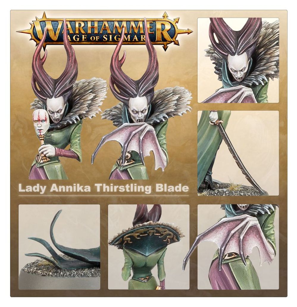 Warhammer: Soulblight Gravelords - Lady Annika, The Thirsting Blade Warhammer: Soulblight Gravelords - Lady Annika, The Thirsting Blade