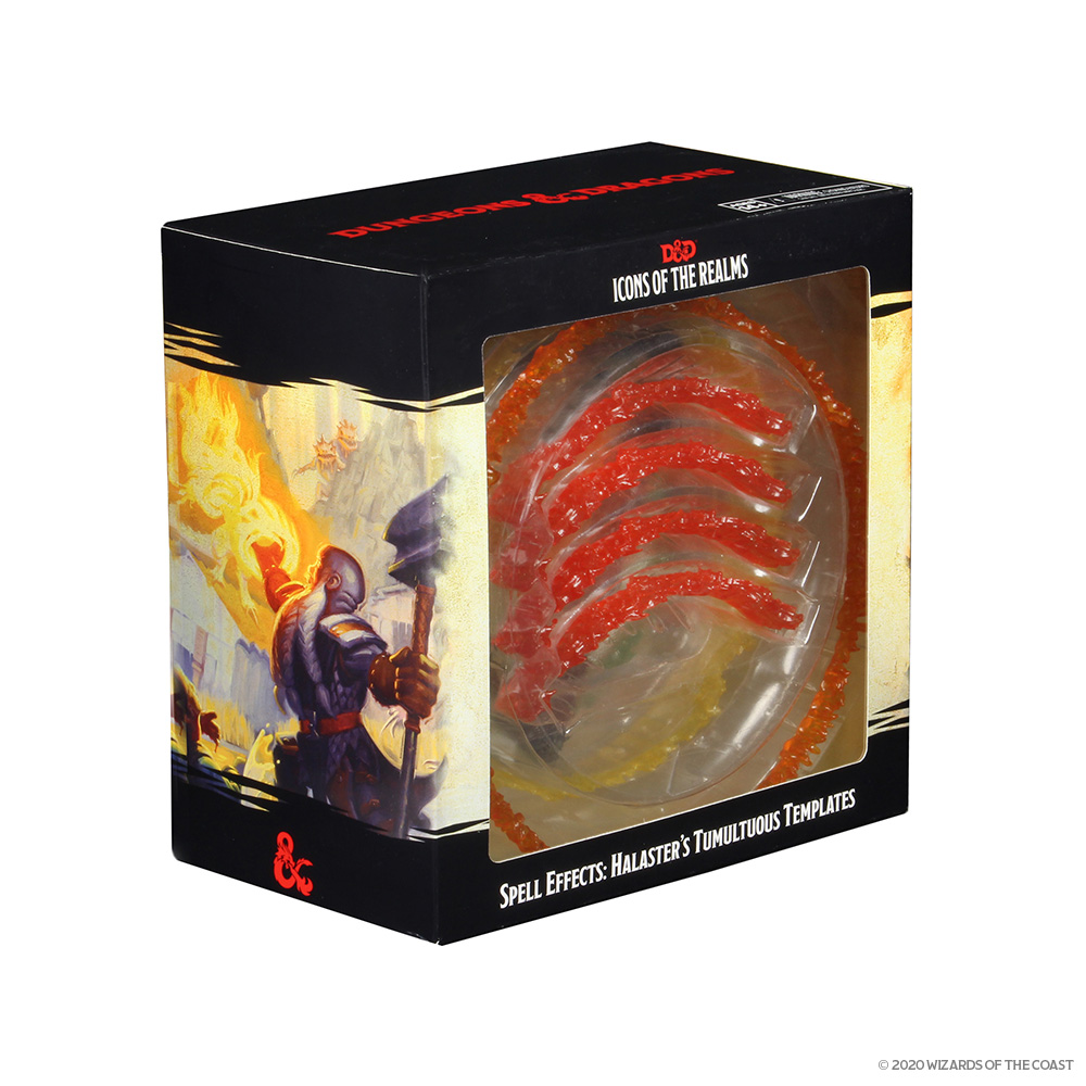 D&D Miniatures: Spell Effects - Halasters Tumultuous Templates D&D Miniatures: Spell Effects - Halasters Tumultuous Templates