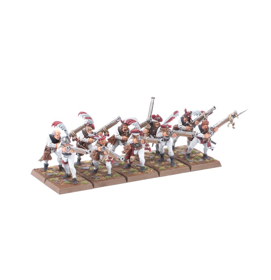 Warhammer: The Old World Empire of Man - Battle March Army Miniaturfiguren, Soldaten, Infanterie, Pikeniere, Kämpfer