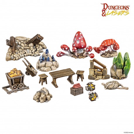 Dungeons & Lasers: Dwarven Mine Props Dungeons & Lasers: Dwarven Mine Props