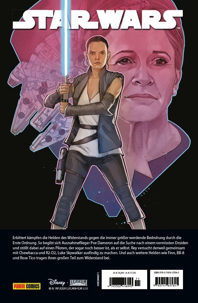 Star Wars Marvel Comic Kollektion Bd.71: Age of Resistance - Helden Star Wars, Heldin, Lichtschwert, Frau, Comic-Kunst