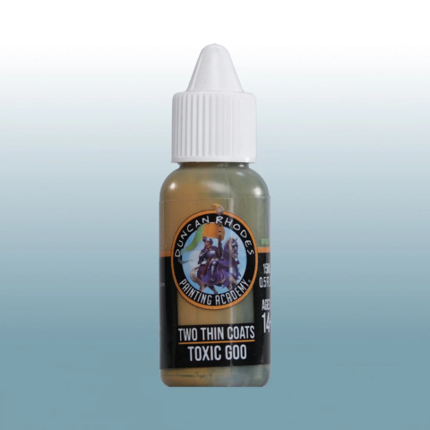 Duncan Rhodes: Two Thin Coats (Efffects) - Toxic Goo miniature, paint, acrylic, tiny bottle, two thin coats