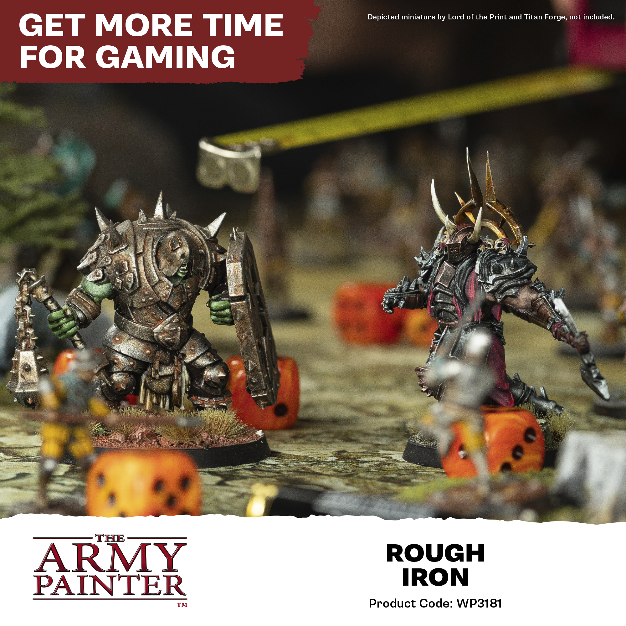 Army Painter: WP Fanatic Metallic - Rough Iron