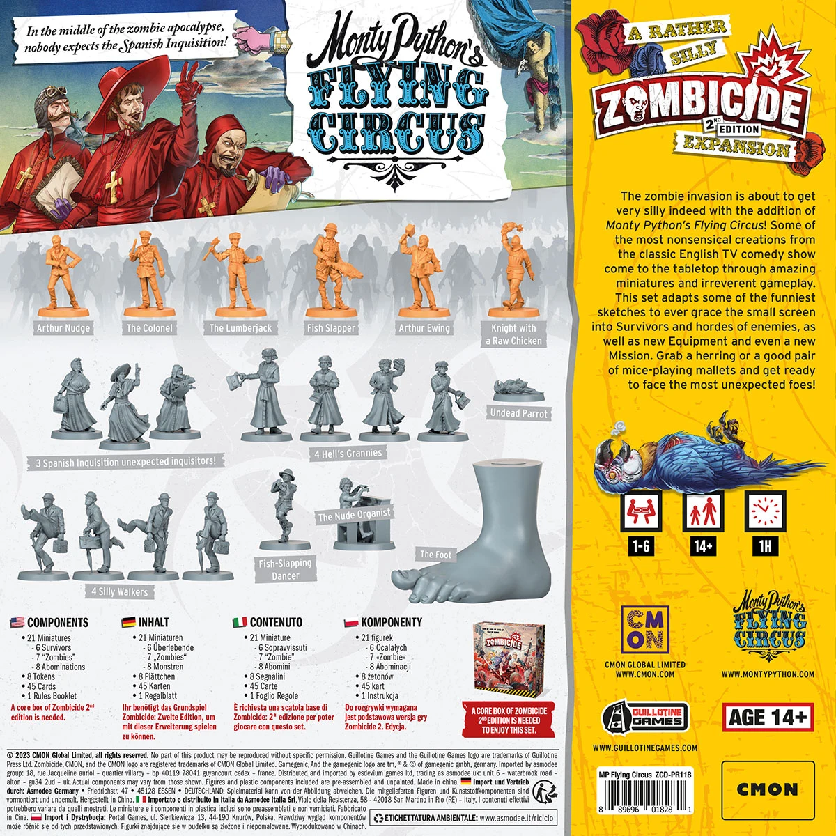 Zombicide 2. Edition - Monty Python's Flying Circus Zombicide 2. Edition - Monty Python's Flying Circus