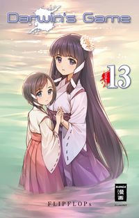 Darwin's Game Bd.13 Manga, Schülerin, Blumenhaarband, Kimonostil, Meerblick