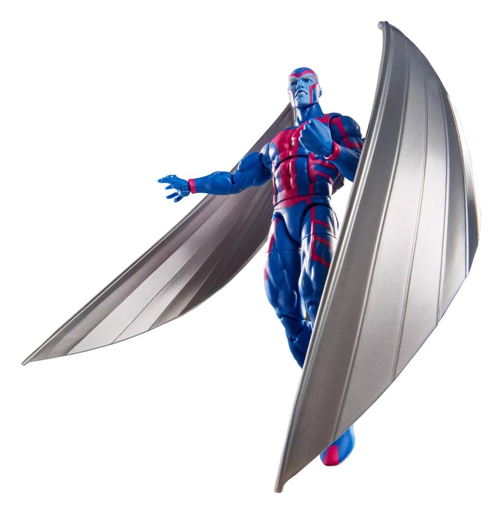 Actionfigur, Superheld, Kunststofffigur, Große Flügel, Blue-Red Design