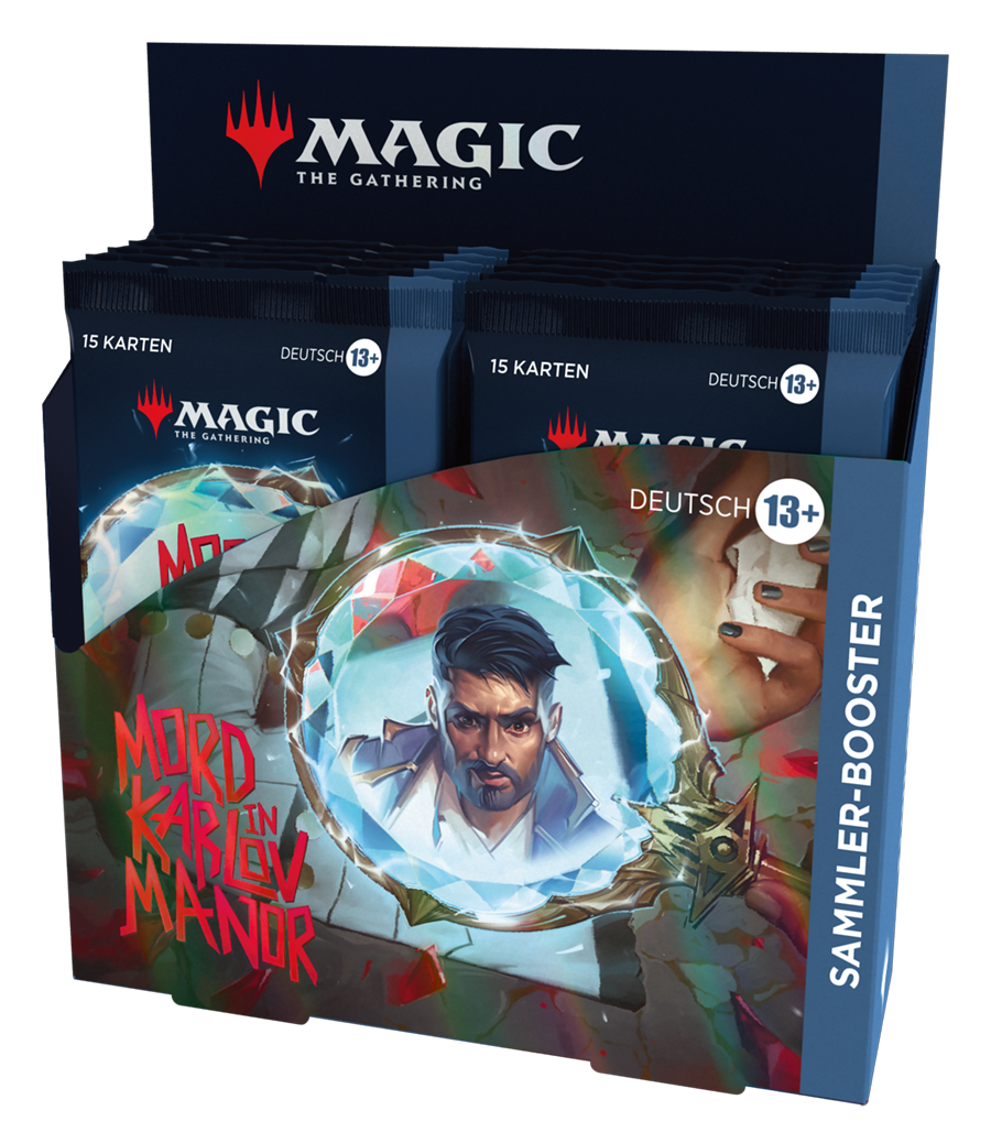 Magic CCG dt.: Mord in Karlov Manor Sammler Booster Display