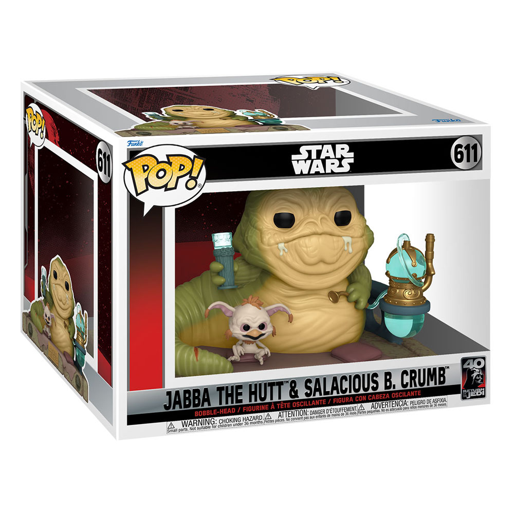 Star Wars: POP Jabba the Hutt & Salacious B.Crumb (611)