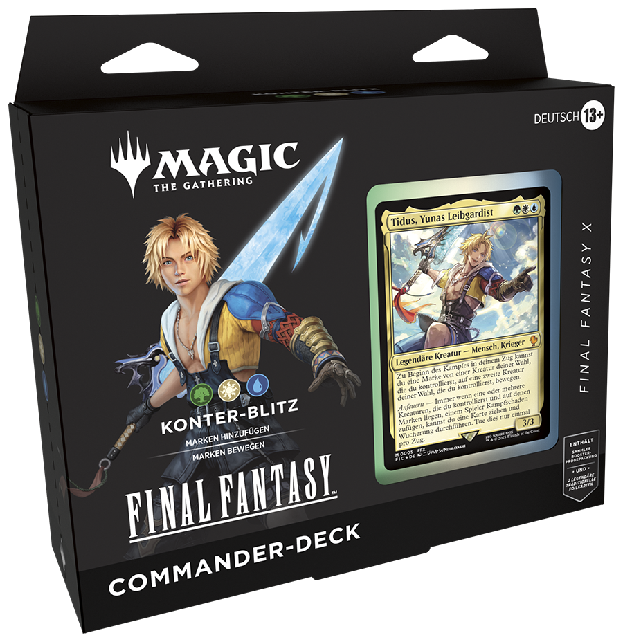 Magic CCG dt.: Final Fantasy Commander Deck "Konter-Blitz" Magic CCG dt.: Final Fantasy Commander Deck "Konter-Blitz"