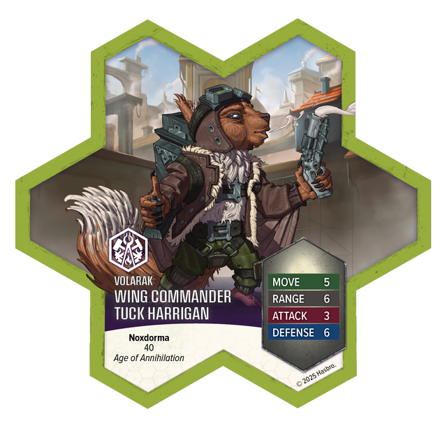 HeroScape: Rising Tide Wing Commander Tuck Harrigan & Voris Glidestriker Army Expansion