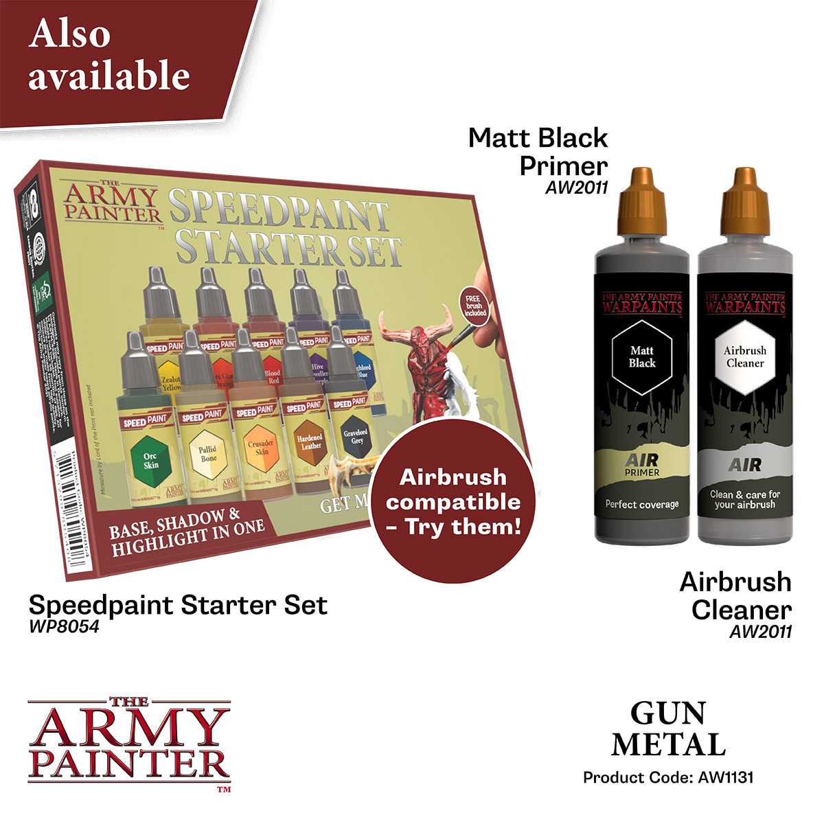 Army Painter: Air - Gun Metal