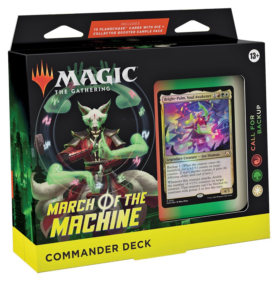 Magic CCG: March of the Machine Commander Deck Call For Backup Magic CCG: March of the Machine Commander Deck Call For Backup
