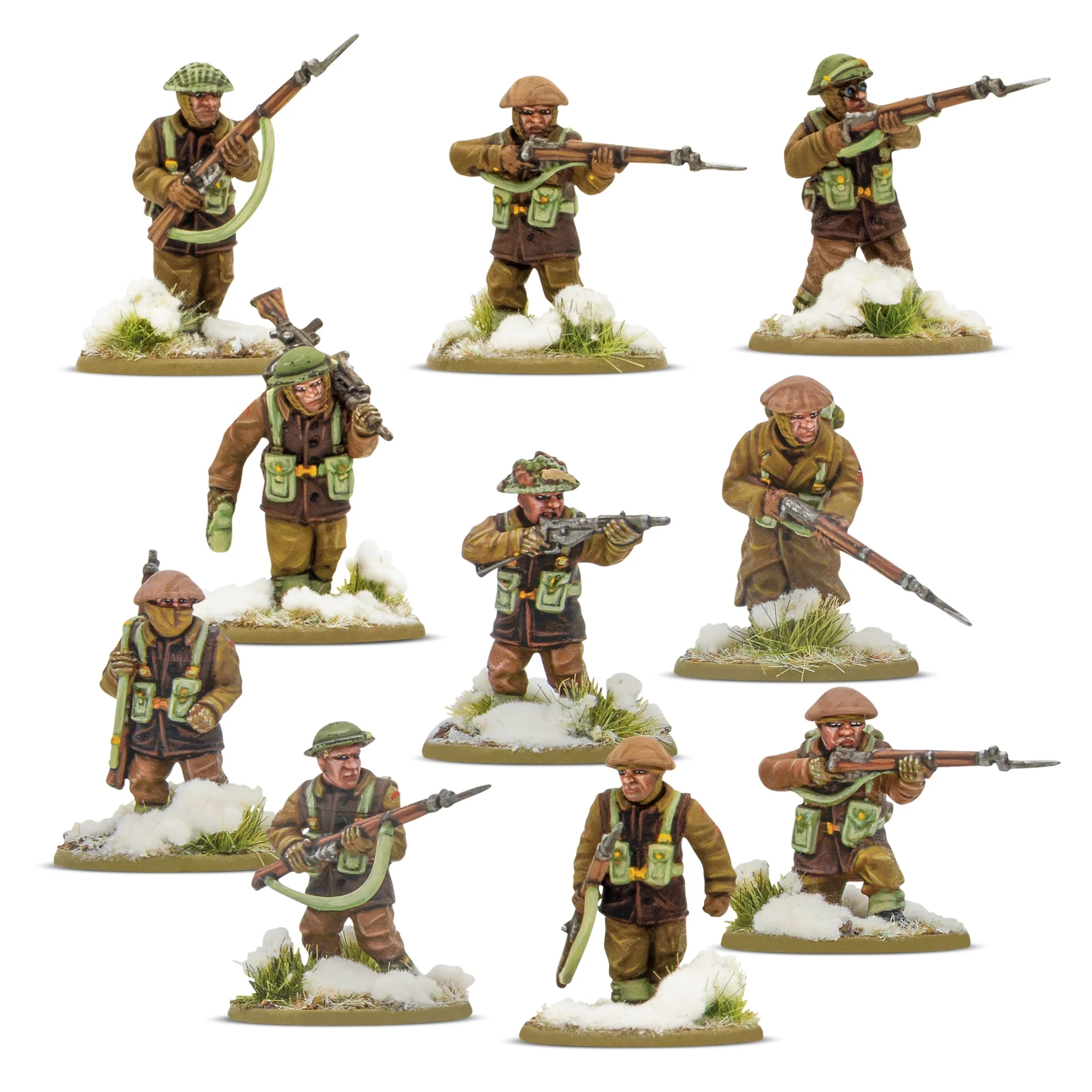 Bolt Action: British & Canadian - Infantry (winter) platoon Bolt Action: British & Canadian - Infantry (winter) platoon