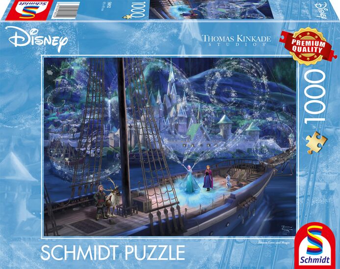 Puzzle: Disney Frozen - Love & Magic Puzzle, Schmidt, Disney, Disney Princess, Winter castle