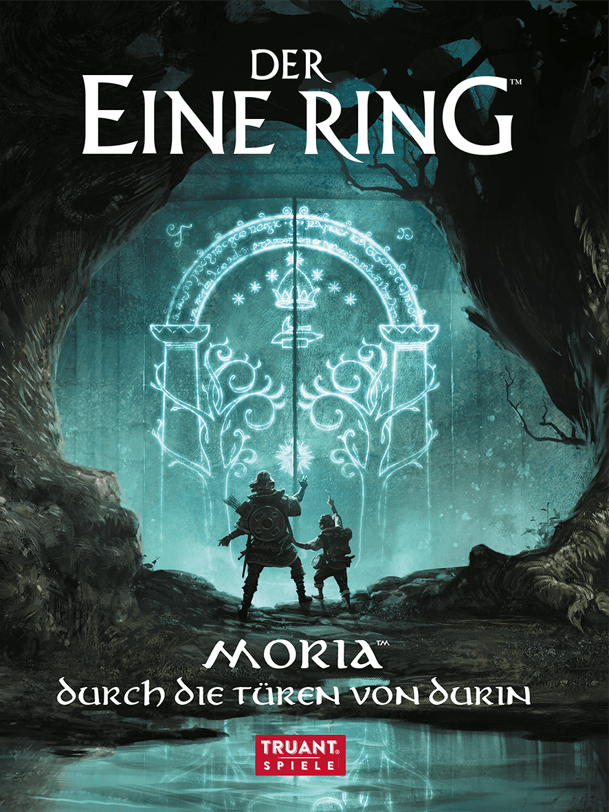 Der Eine Ring RSP: Moria - Durch die Türen von Durin PC-Spiel, Fantasy, Tor, Eisblau, Helden-Duo
