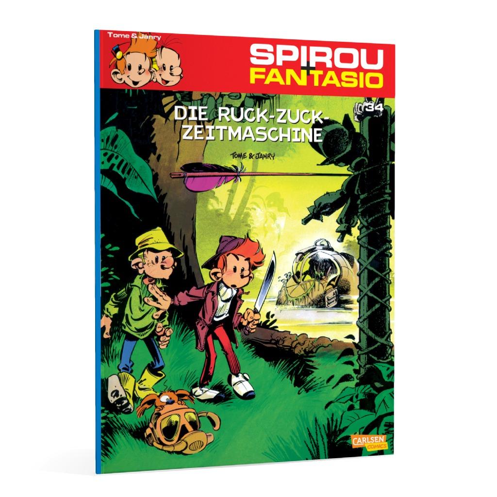 Spirou & Fantasio Bd.34: Die Ruck-Zuck-Zeitmaschine (Neuausgabe)