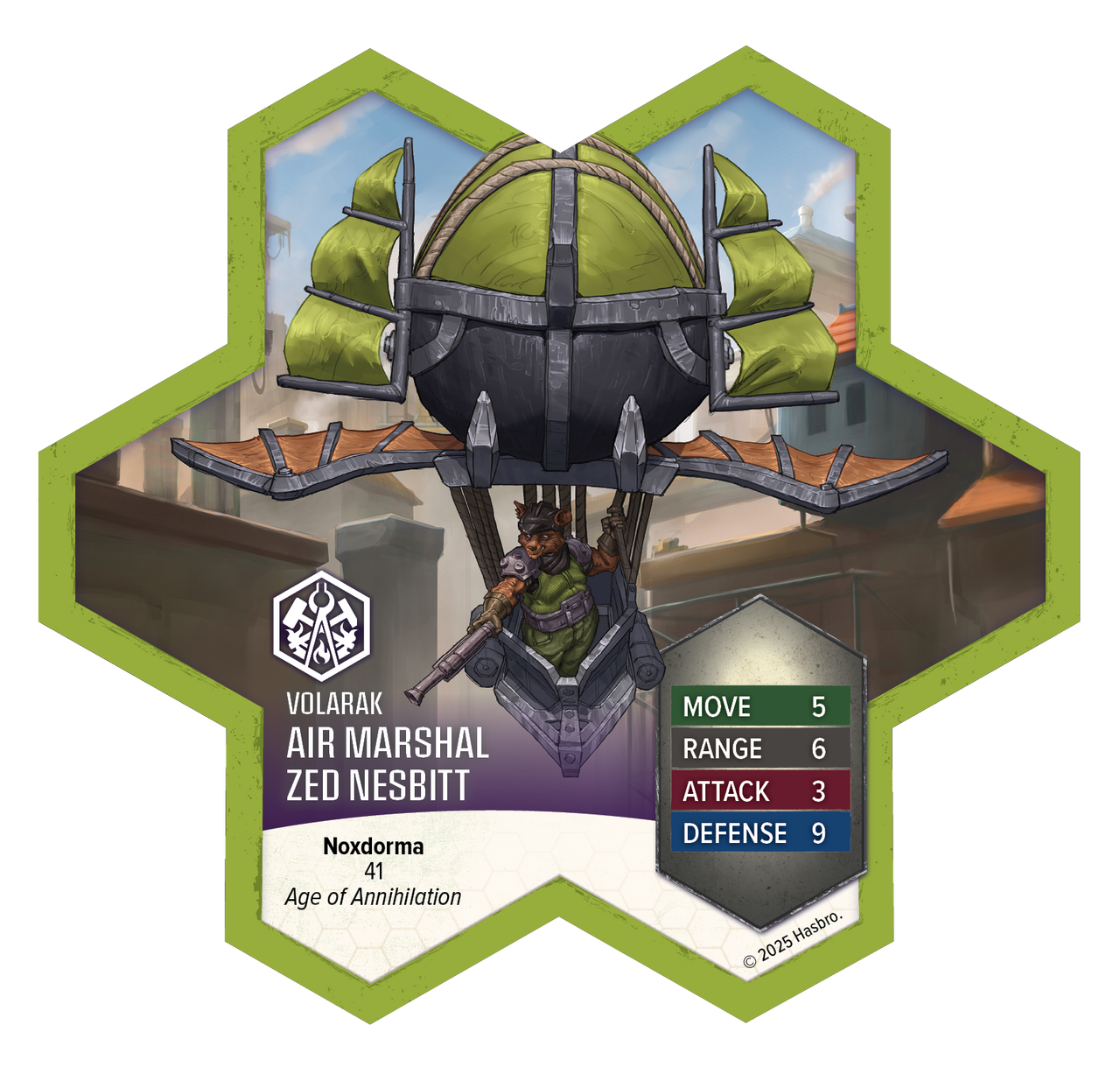 HeroScape: Air Marshal Zed Nesbitt Army Expansion