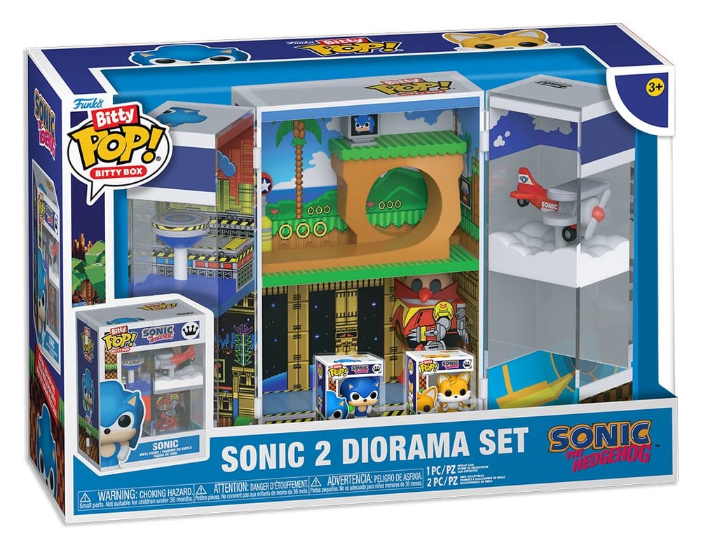 Sonic Diorama, Figurenbox, Miniaturen, Spielzeugset, Themenbühne